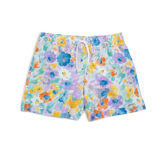 Short de Bain Garden Floral Recyclé | 	Lilas