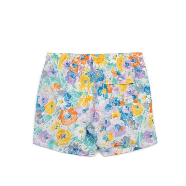 Short de Bain Garden Floral Recyclé | 	Lilas