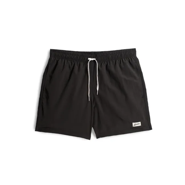 Badeshorts Unifarben Recycelt | Schwarz