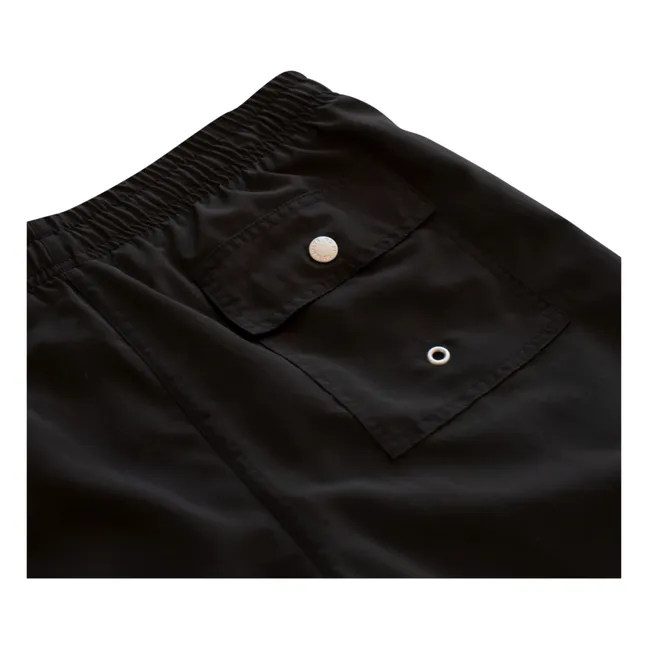 Badeshorts Unifarben Recycelt | Schwarz