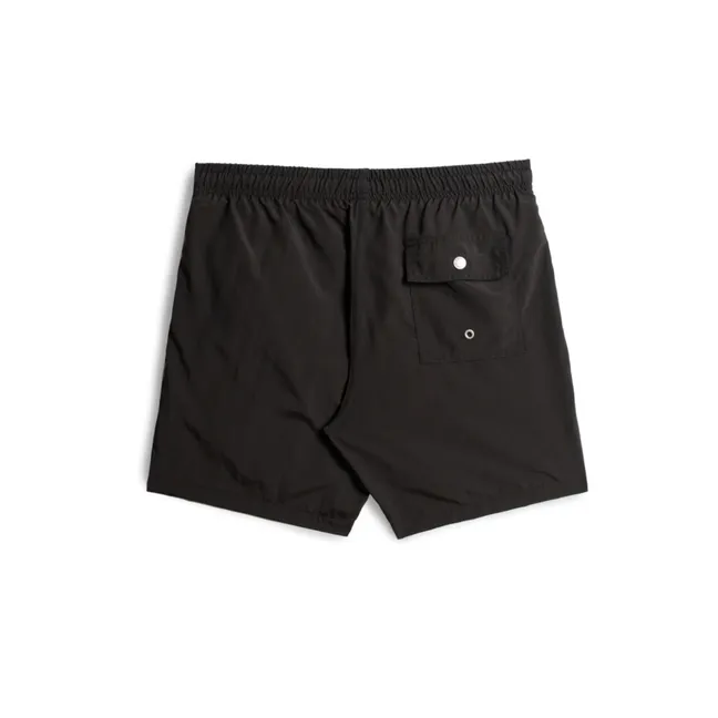 Badeshorts Unifarben Recycelt | Schwarz