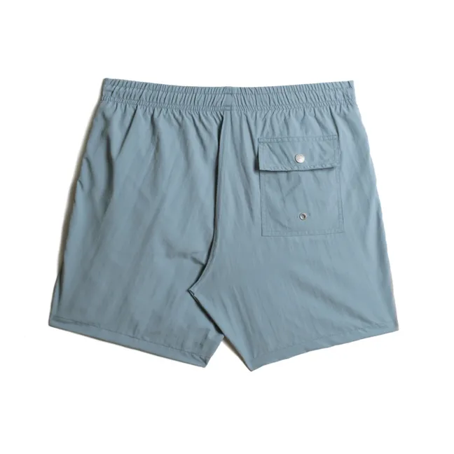 Short de Bain Uni Recyclé | Bleu stone