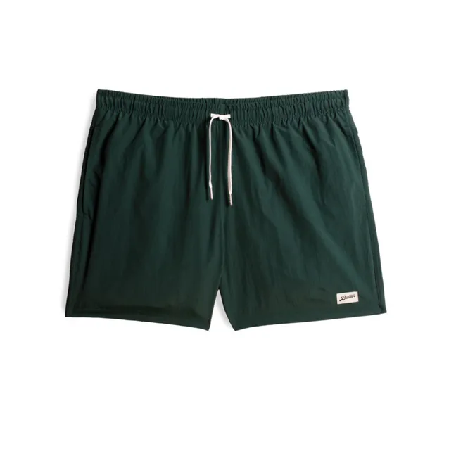 Badeshorts Unifarben Recycelt | Chromgrün