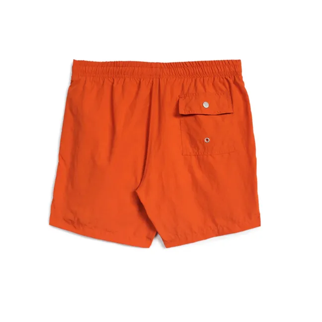 Bañador reciclado liso | Naranja