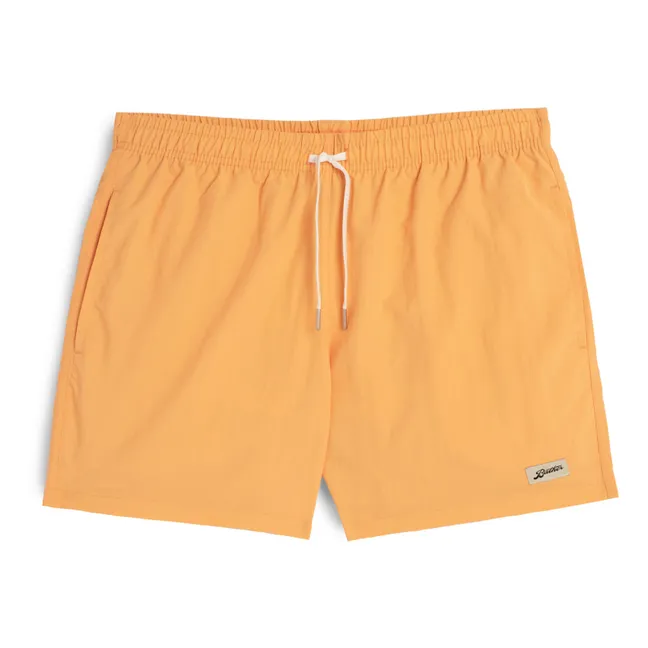 Short de Bain Uni Recyclé | Abricot