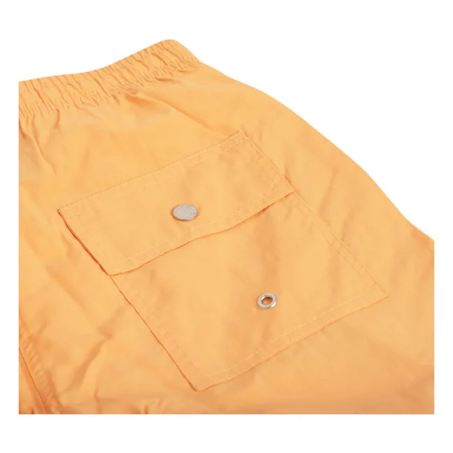 Short de Bain Uni Recyclé | Abricot