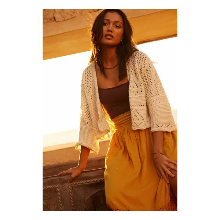 Maillot de bain une pièce froncé | Chocolat- Image produit n°3