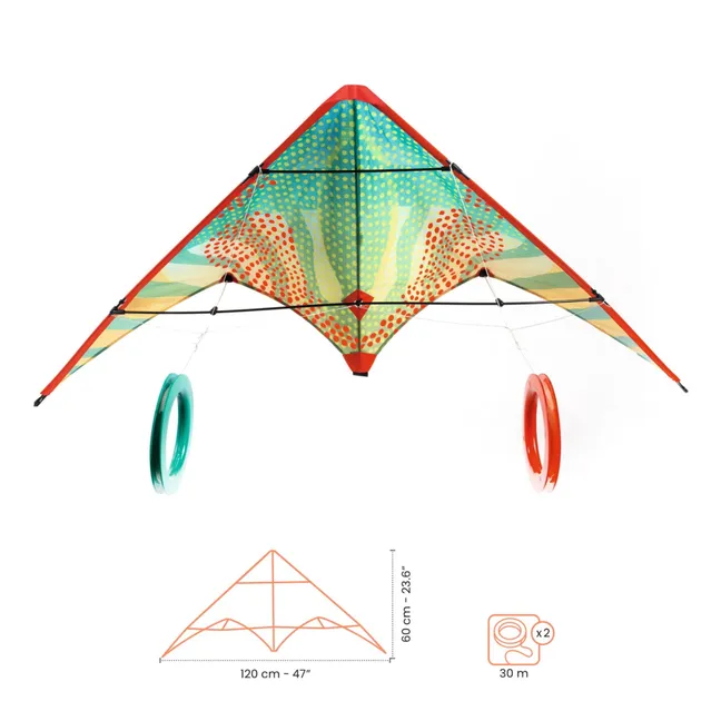 Cerf-volant Red dots