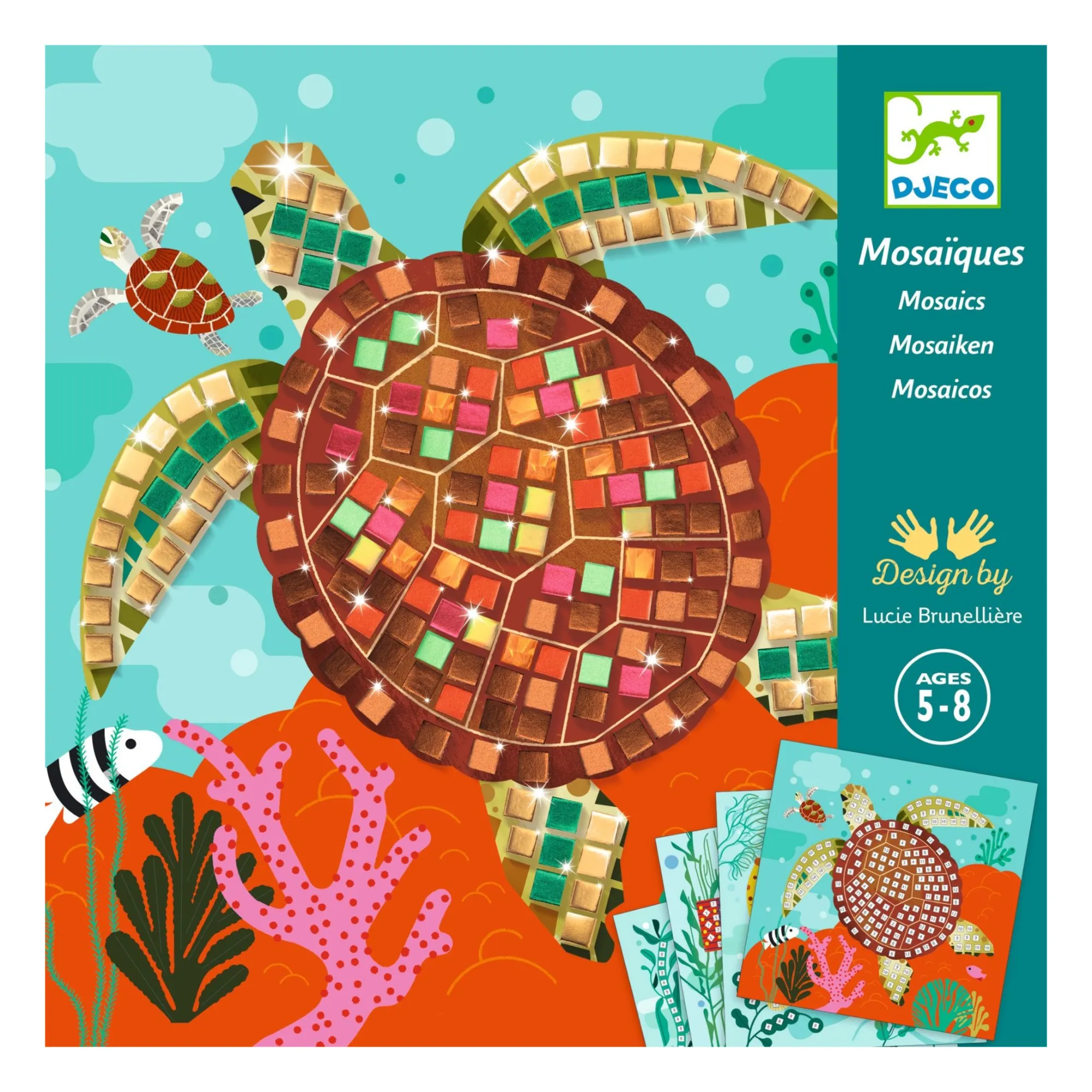 Djeco Multicoloured Caribbean Collages