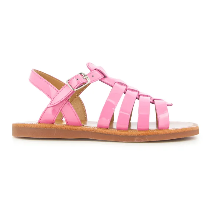Plagette Strap Sandals | Candy pink- Product image n°0