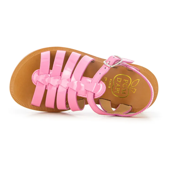 Plagette Strap Sandals | Candy pink- Product image n°2