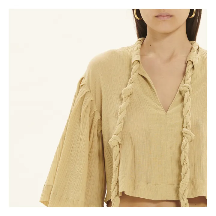 Blouse Kite | Sable- Image produit n°4