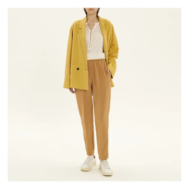 Chaqueta de 2 botones | Azafrán