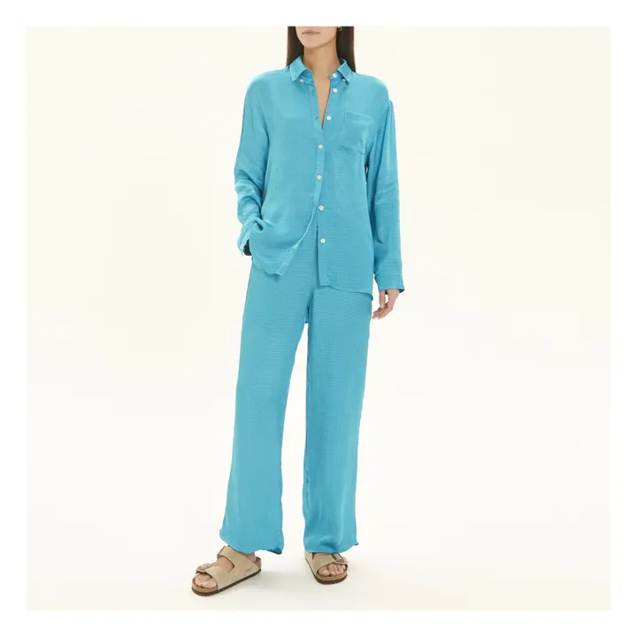 Chemise Shaning | Aqua- Image produit n°1