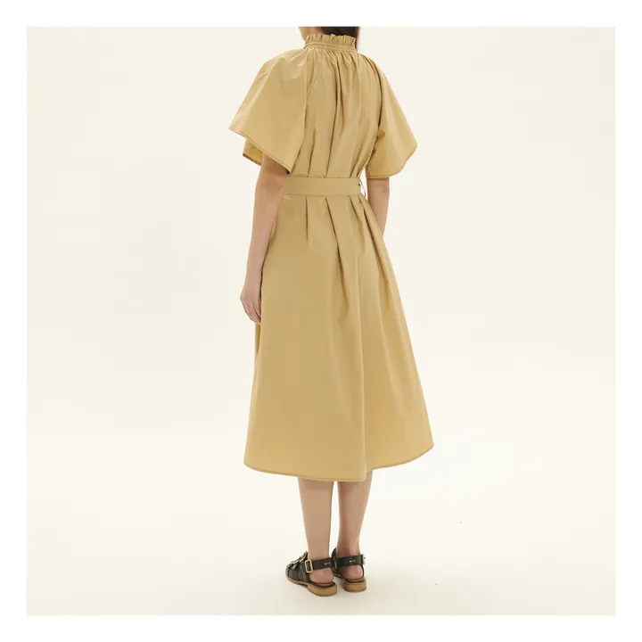 Kleid Diane Baumwollpopeline | Beige- Produktbild Nr. 2
