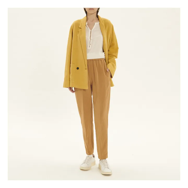 Pantalon Elastiqué | Rouille- Image produit n°1