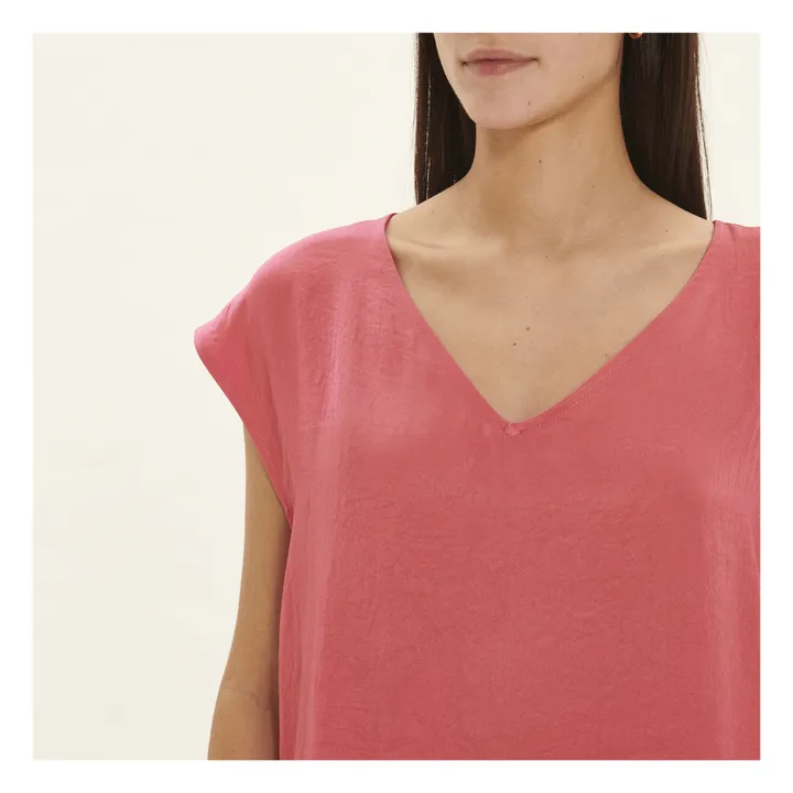 Top Col V Widland  | Magenta- Image produit n°4