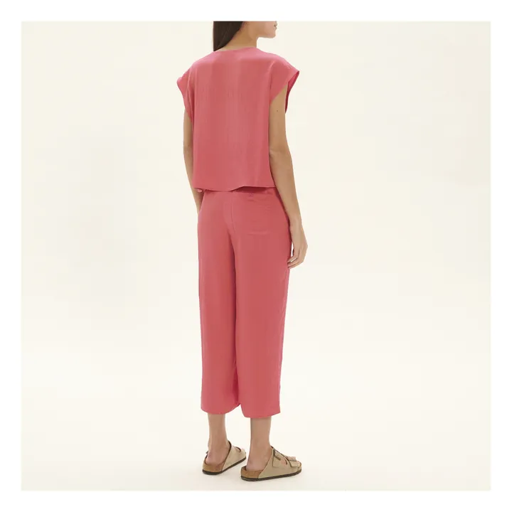 Top Col V Widland  | Magenta- Image produit n°2
