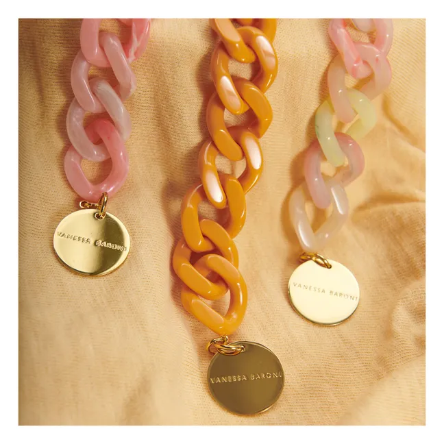Flat Chain Bracelet | Orange
