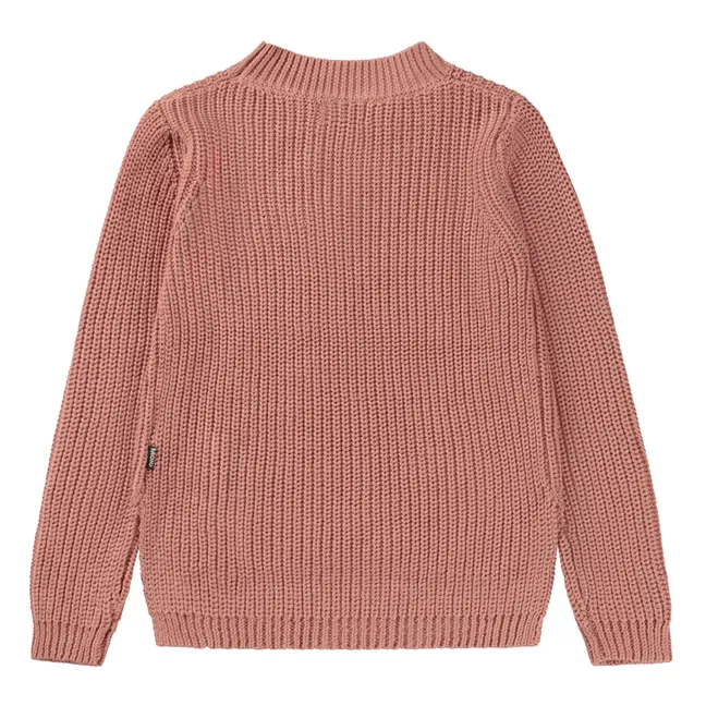 Gillis Striped Knit Pullover | Pink