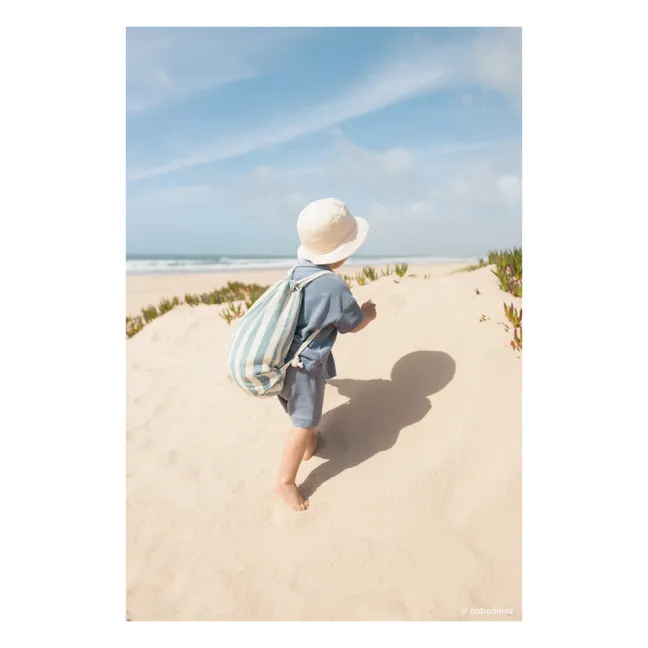 Borsa e asciugamano da spiaggia, modello: Portofino | Blu