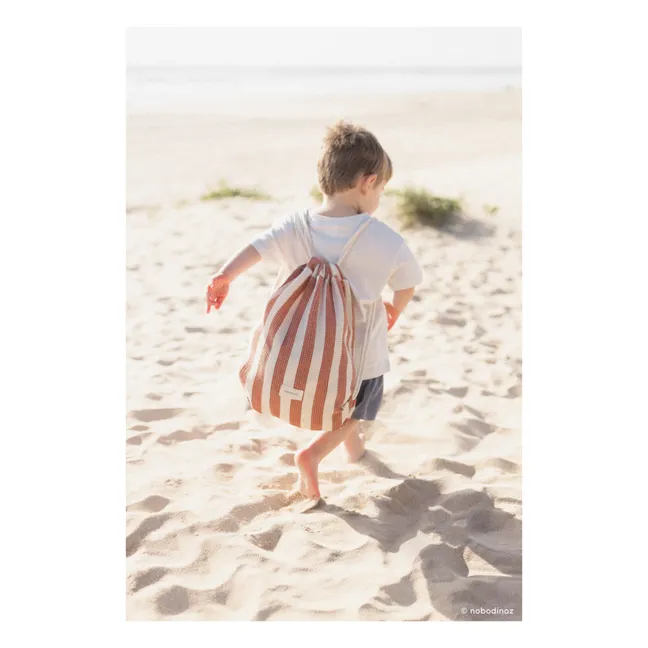Borsa e asciugamano da spiaggia, modello: Portofino | Ruggine