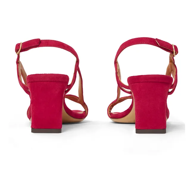 Tacones de ante N°599 | Rosa