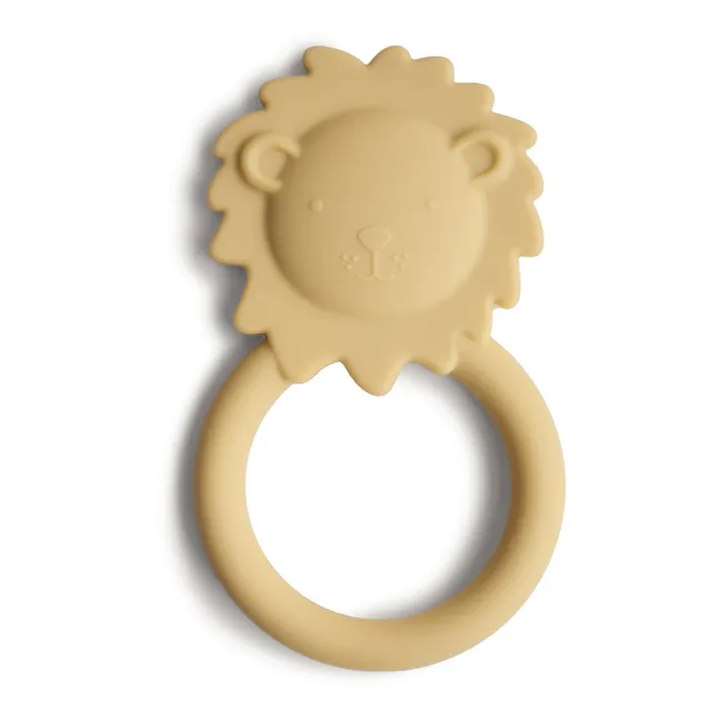 Lion Teething Ring | Yellow