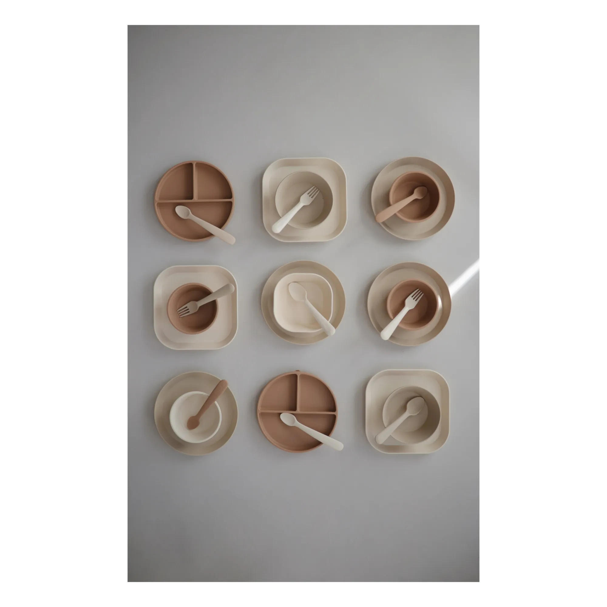 Cuillères en silicone - Set de 2 | Blush- Image produit n°1