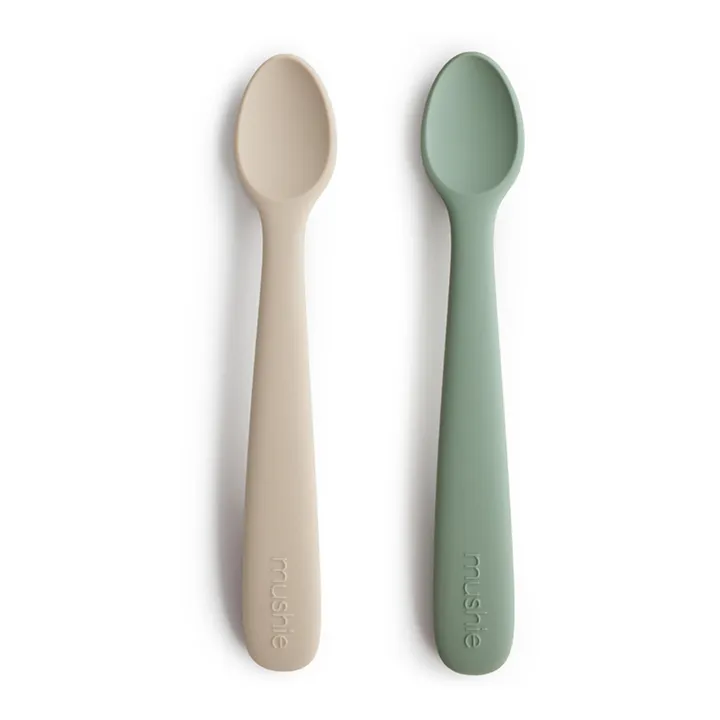 Cucharas de silicona - Juego de 2 | Verde- Imagen del producto n°0