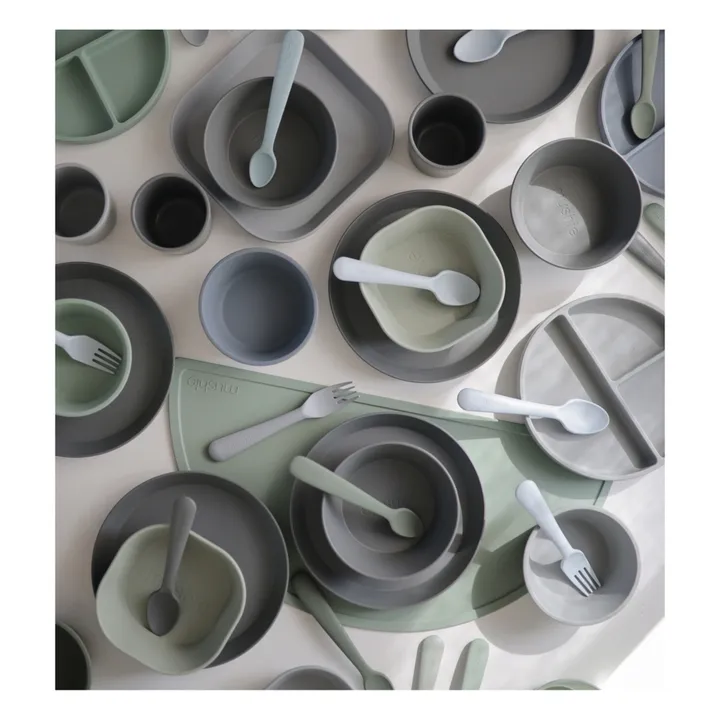 Cucharas de silicona - Juego de 2 | Verde- Imagen del producto n°1