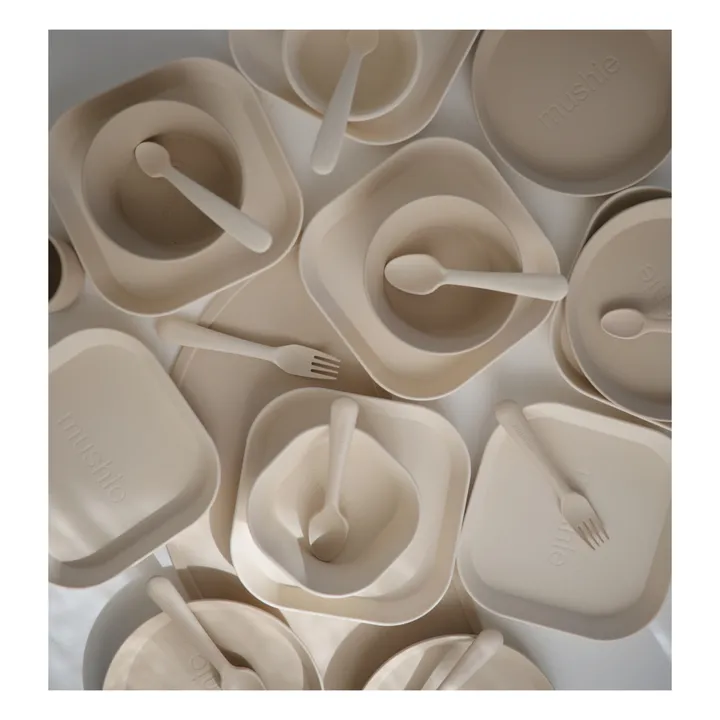 Cuillères en silicone - Set de 2 | Ivoire- Image produit n°2
