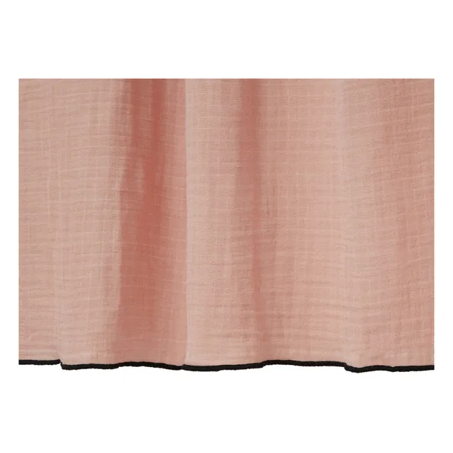 Organic Cotton Muslin Curtains 130x280 cm | Dusty Pink