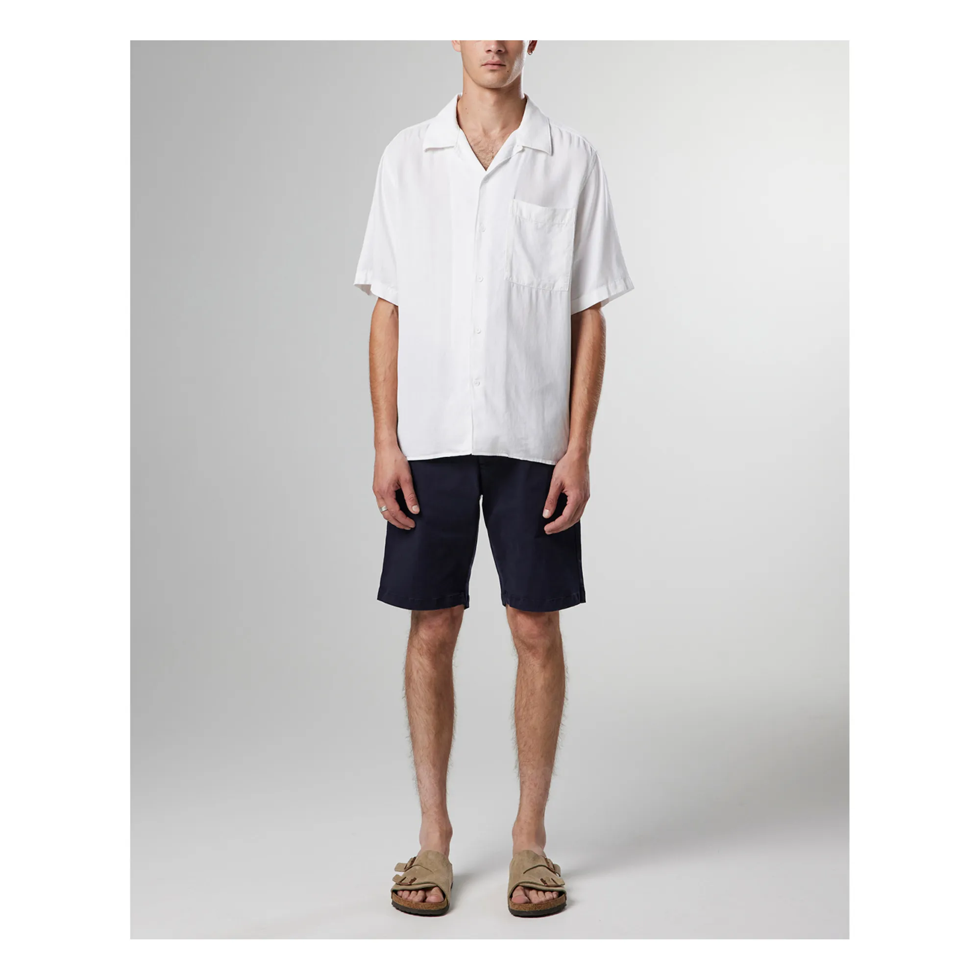 Nn.07 White Julio 5029 Short Sleeved Shirt