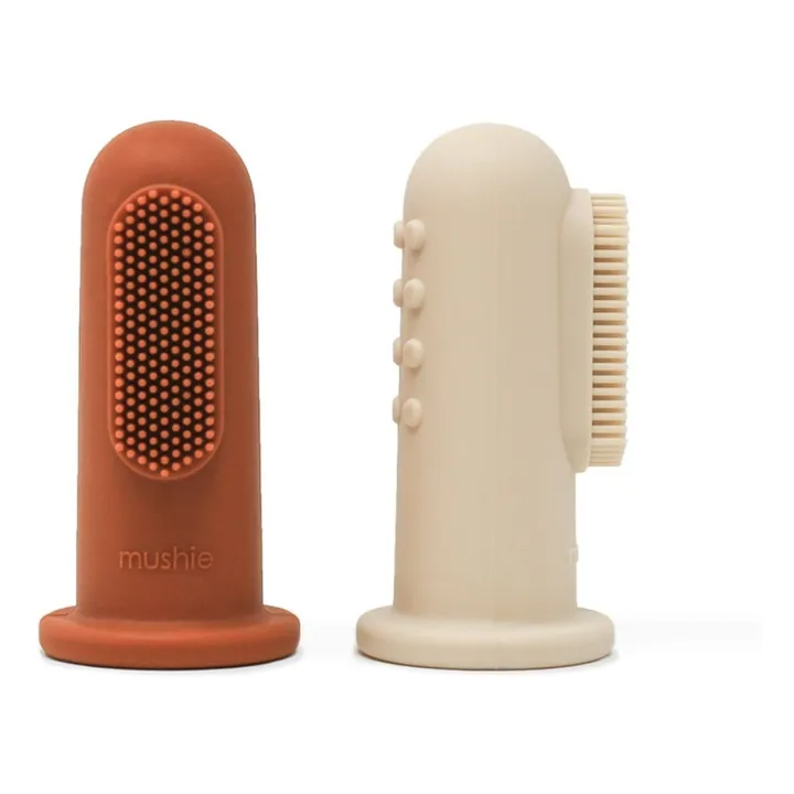 Cepillos de dientes para niños - Juego de 2 | Terracotta- Imagen del producto n°0