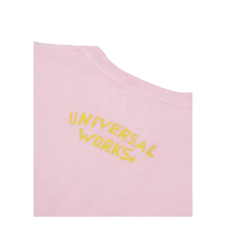 Recycled Cotton Print T-shirt | Pink- Product image n°2