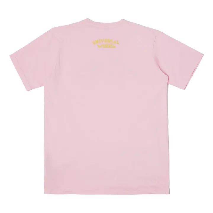 Recycled Cotton Print T-shirt | Pink- Product image n°4