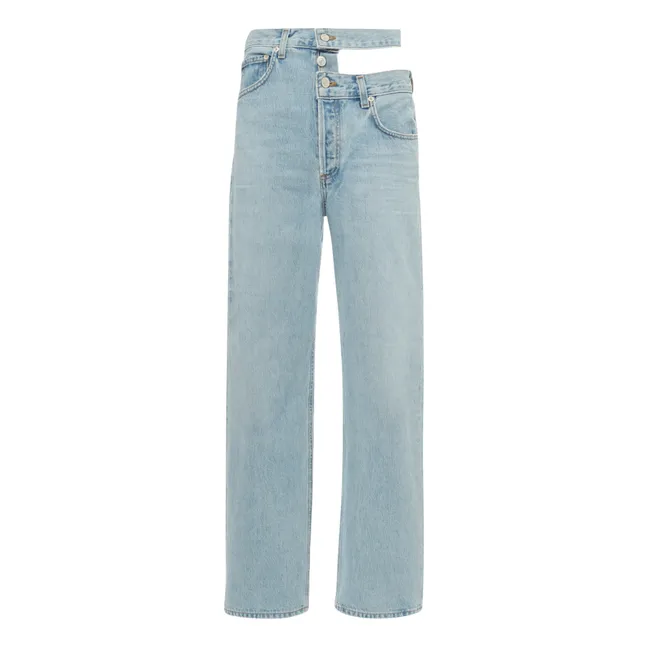 Jeans in cotone organico con cintura rotta | Sideline