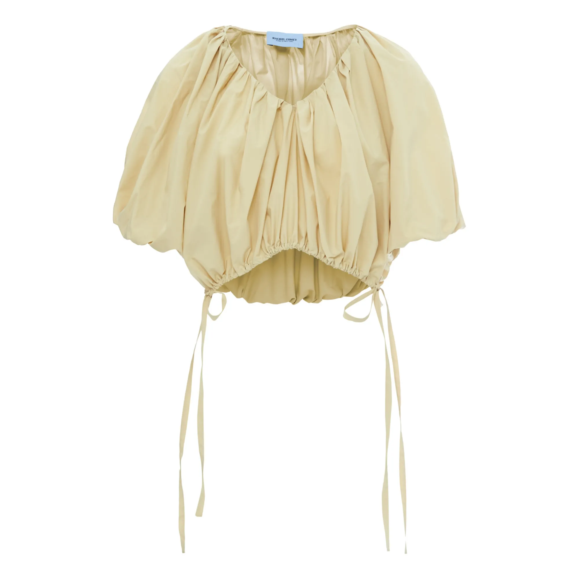 Rachel Comey Pale Yellow Shapley Top