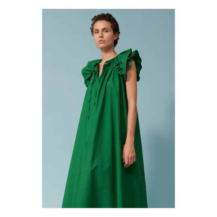 Kleid Jakarta Baumwollpopelin | Grün- Produktbild Nr. 2