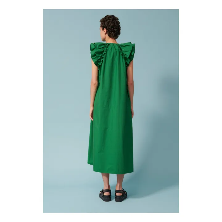 Kleid Jakarta Baumwollpopelin | Grün- Produktbild Nr. 4