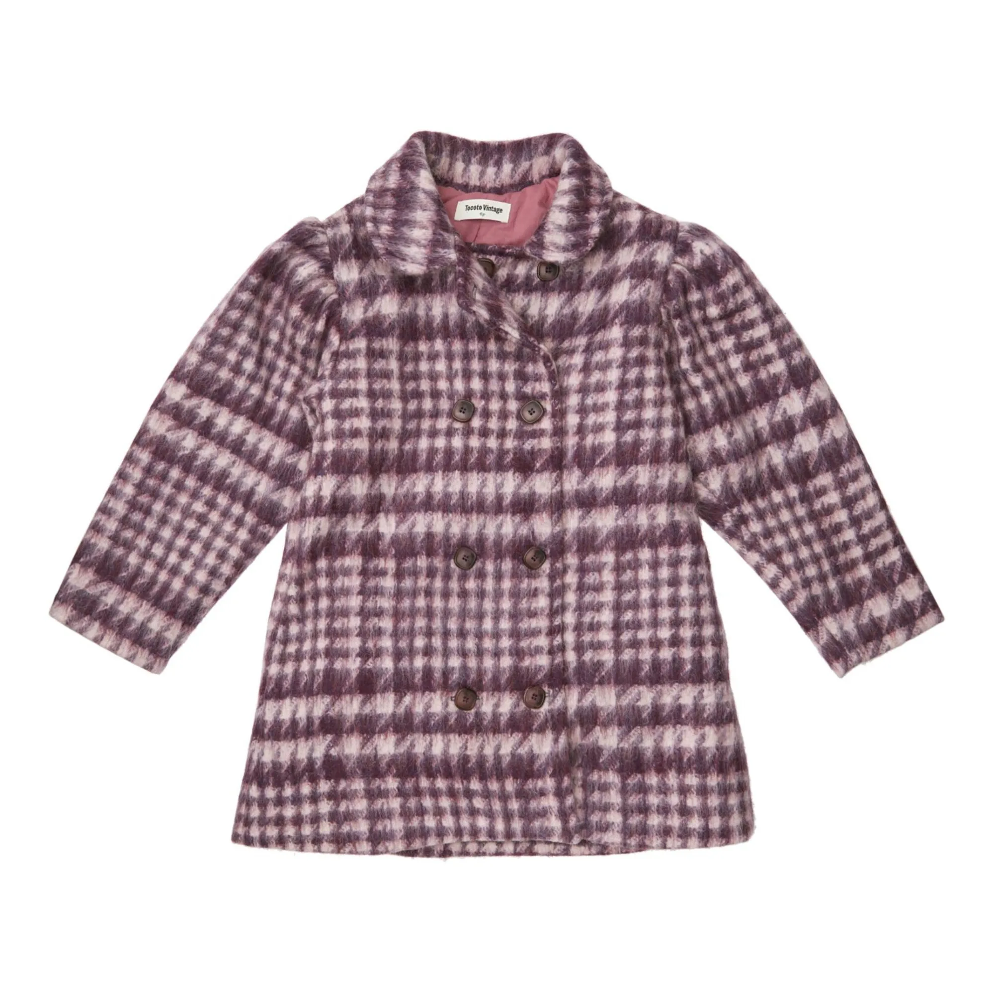 Tocoto Vintage Plum Aubergine Coat