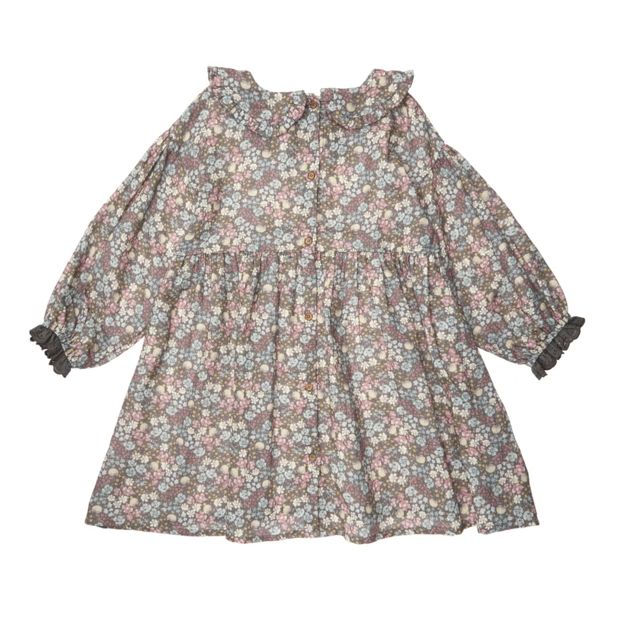 Tocoto Vintage Dark Grey Liberty Dress