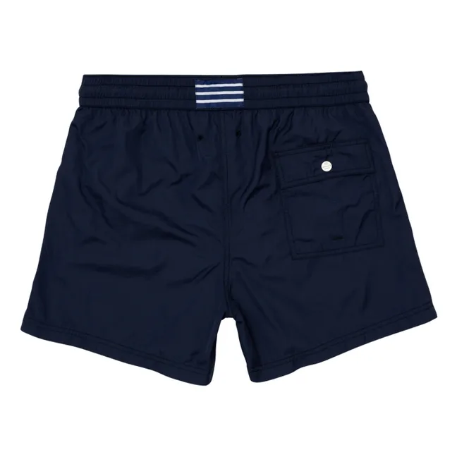 Maillot de Bain Fibres Recyclées | Bleu marine