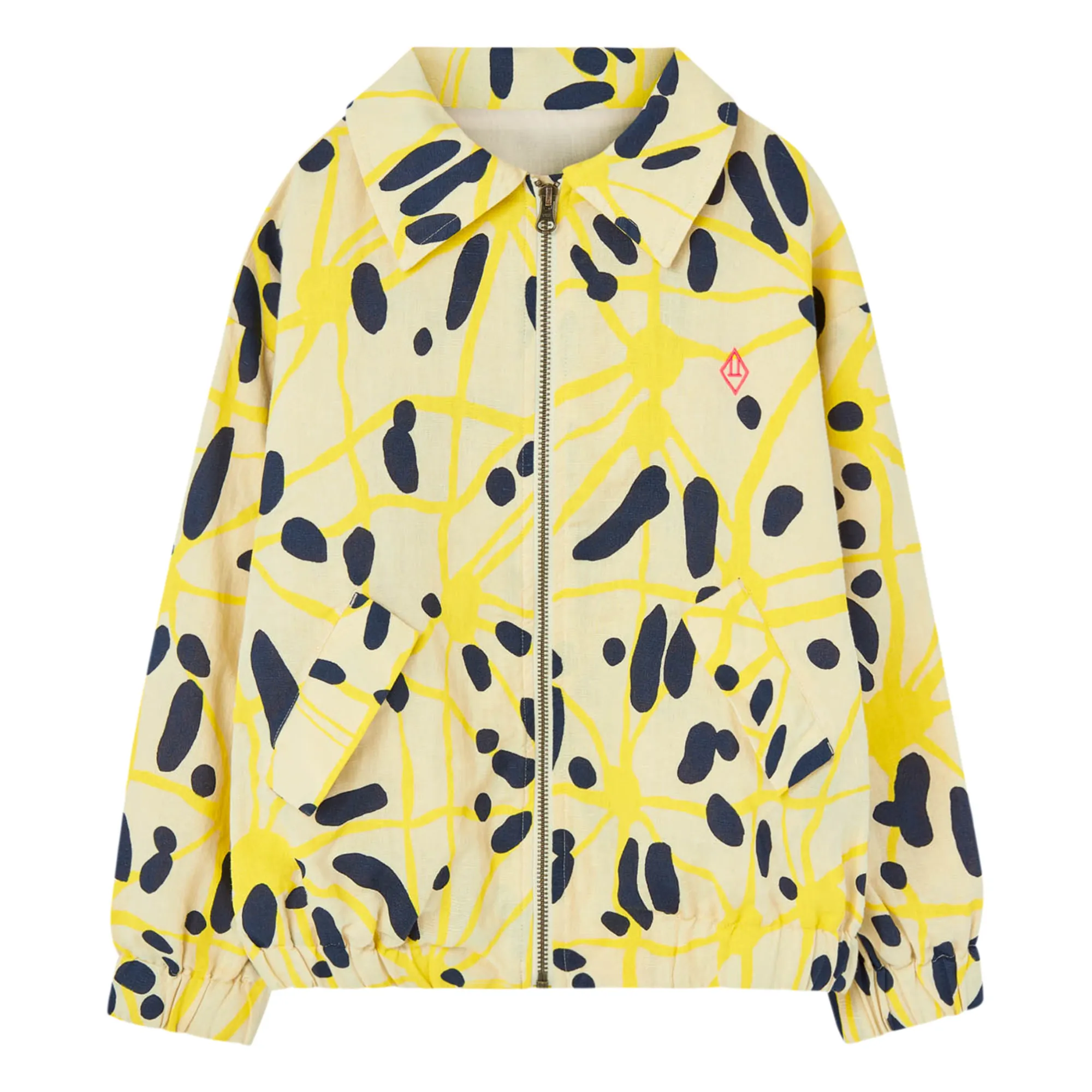 The Animals Observatory Unisex Ecru Tiger Jacket