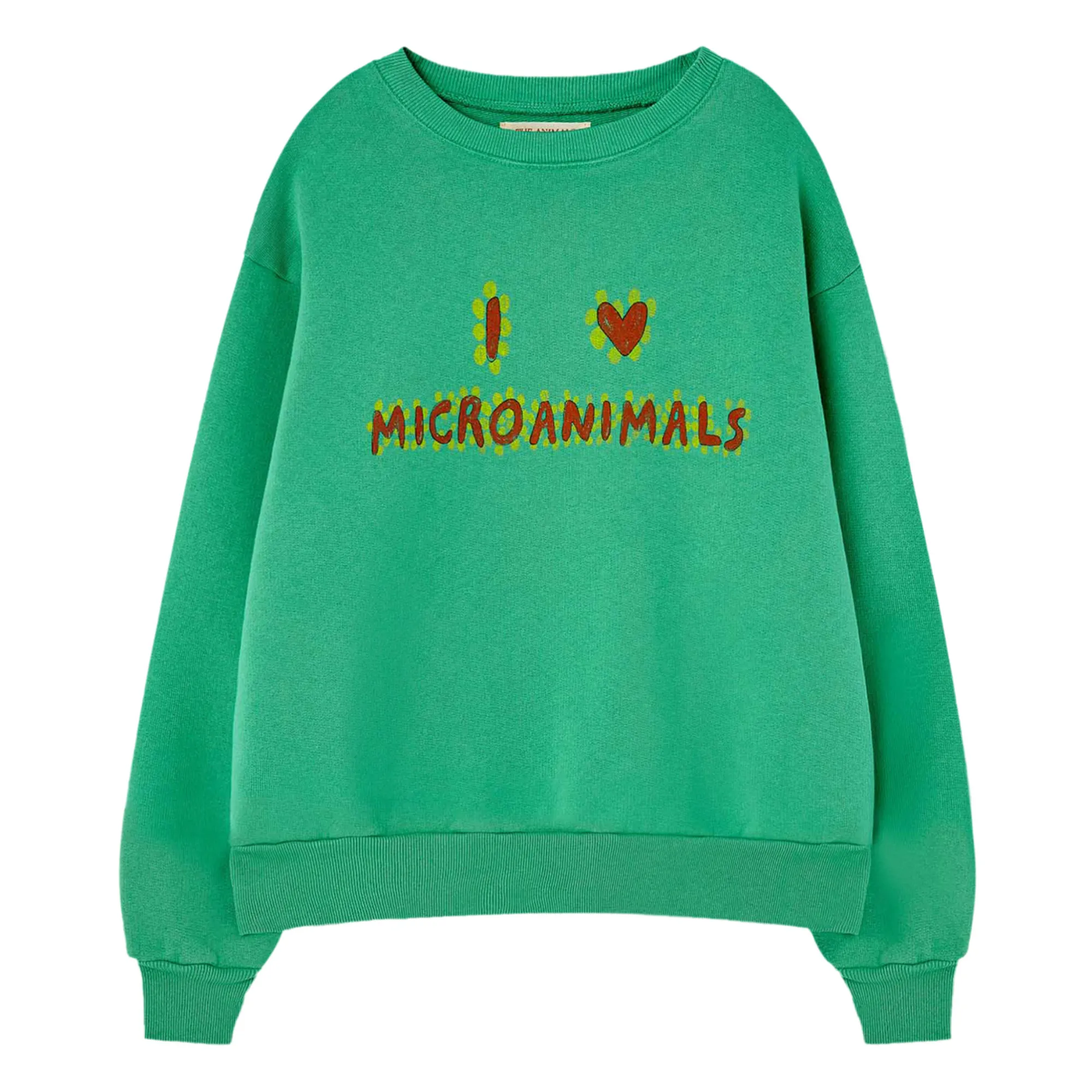 The Animals Observatory Unisex Green Bear Sweatshirt