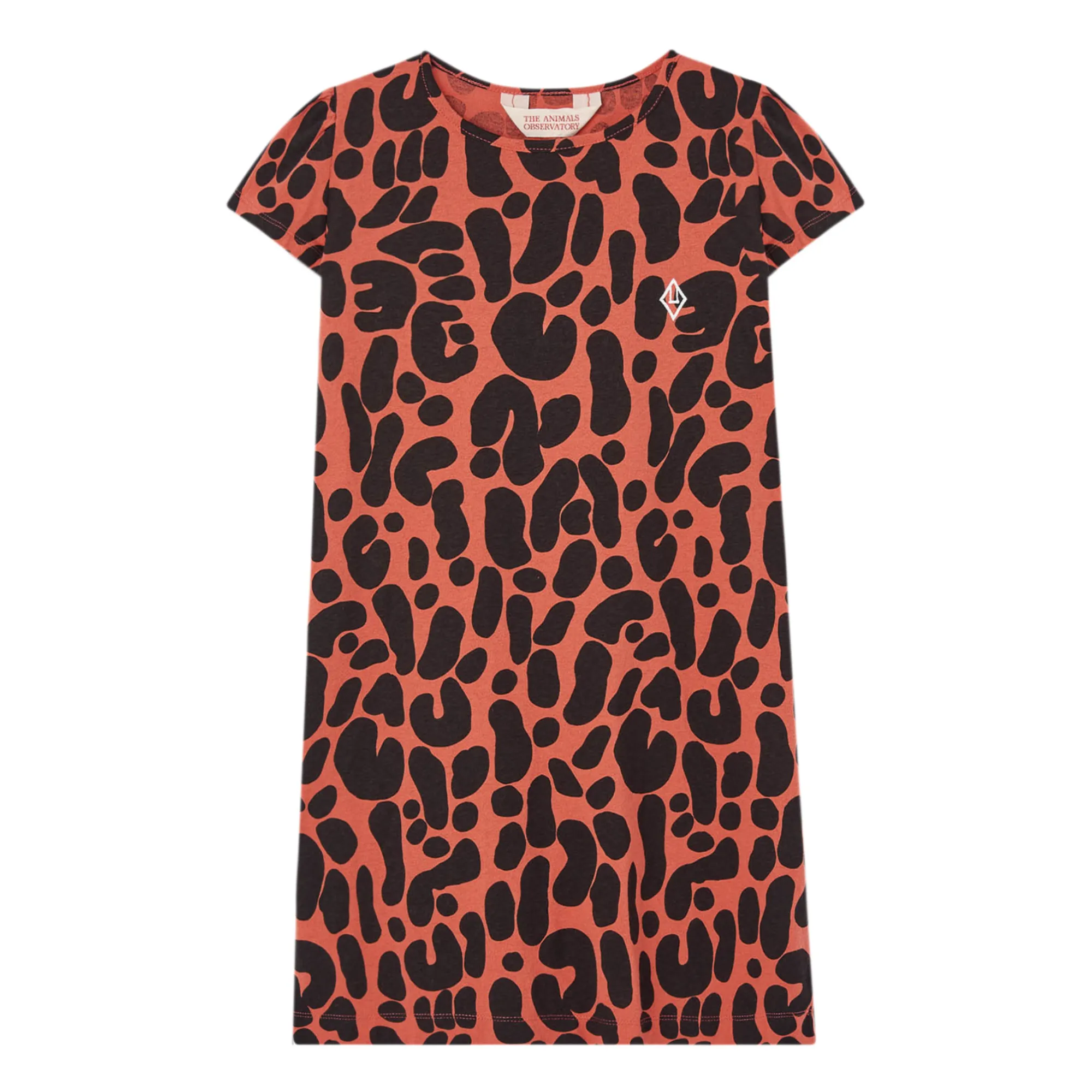The Animals Observatory Red Flamingo Jersey Dress