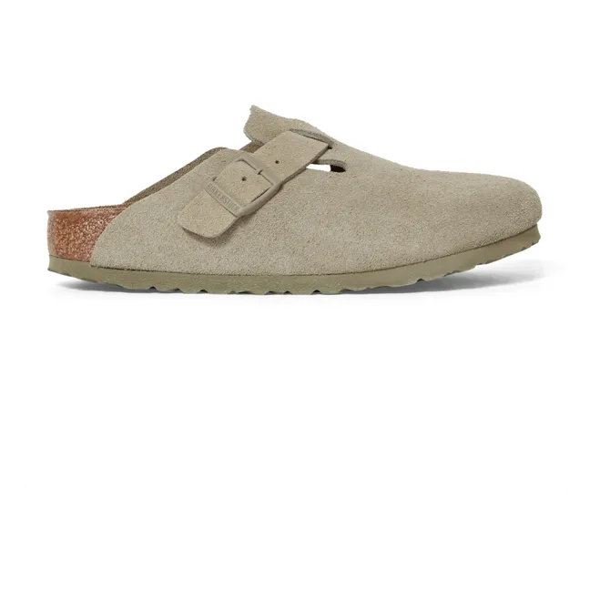 Sabots Boston Chaussant Etroit | Vert kaki