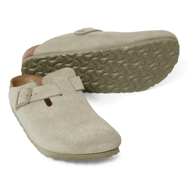 Sabots Boston Chaussant Etroit | Vert kaki