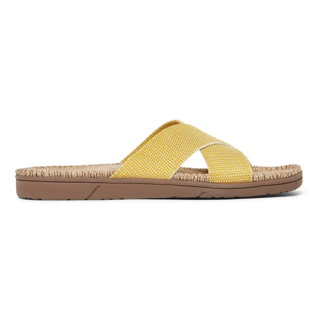 Mixed Sandals | Yellow